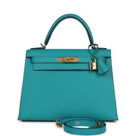 HERMES Epsom Kelly Sellier 28 Vert Verone